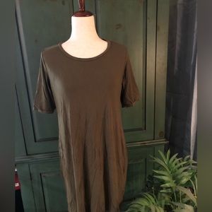 Carapace army green maternity dress size medium